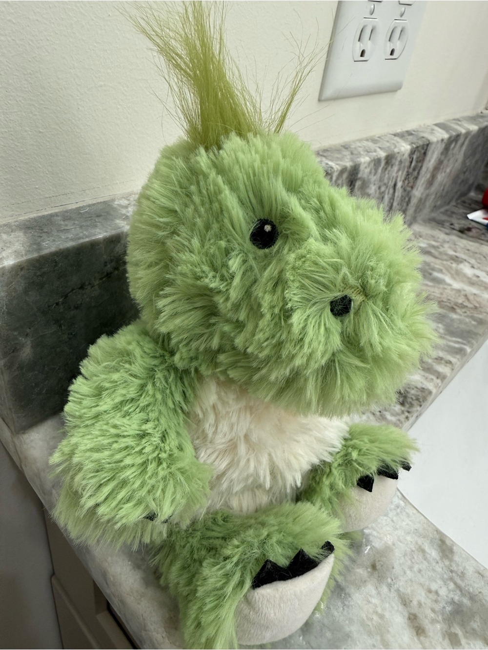 Warmies small 9in Green Dinosaur Plush Microwavable Lavender Scented - Picture 2 of 16